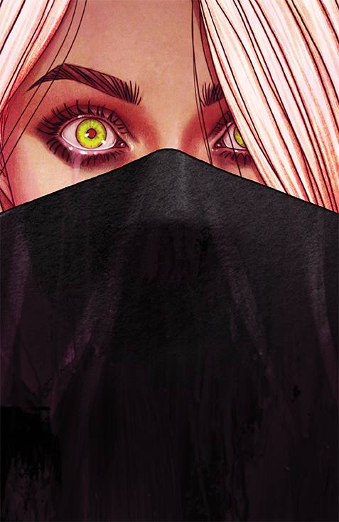 Something is Killing the Children Jenny Frison Die-Cut Mask Cover
