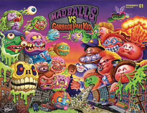 Madballs vs. Garbage Pail Kids #1E 1:10 Simko & Groman Wraparound