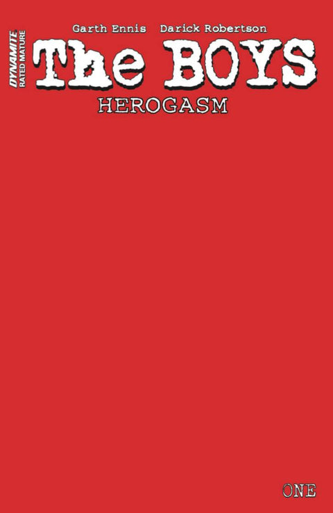 The Boys: Herogasm Red Blank Variant