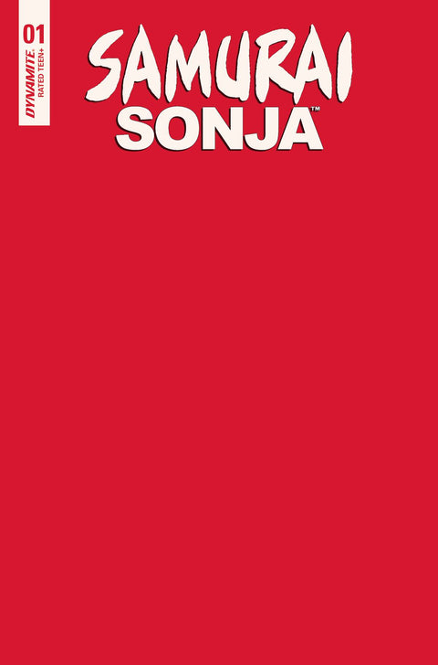 Samurai Sonja Red Blank