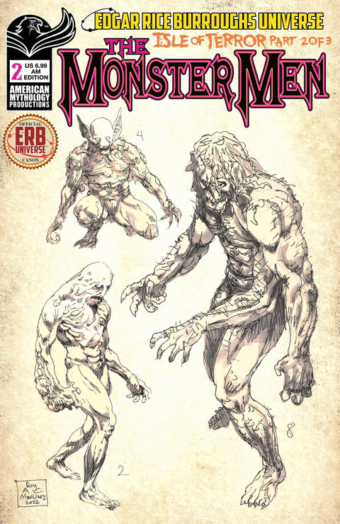 Monster Men: Isle of Terror 2C Comic  American Mythology 2023