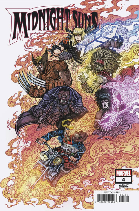 Midnight Suns 4B Comic 1:25 Maria Wolf Variant Marvel Comics 2022