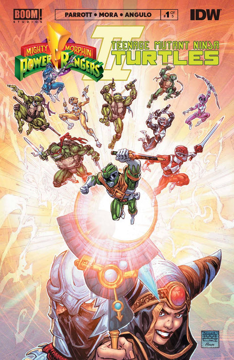 Mighty Morphin Power Rangers / Teenage Mutant Ninja Turtles, Vol. 2 2nd Print Freddie Williams II Variant