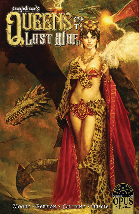 Sanjulian Queen Lost World 2B Comic Sanjulian Opus Comics 2023