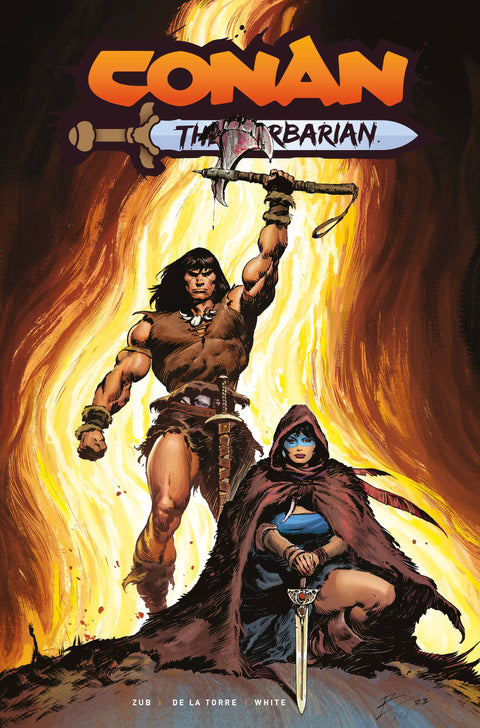 Conan the Barbarian (Titan Books) 2B Comic Roberto de la Torre Variant Titan Books 2023