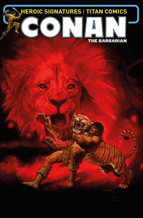 Conan the Barbarian (Titan Books) 2D Comic E.M. Gist Variant Titan Books 2023