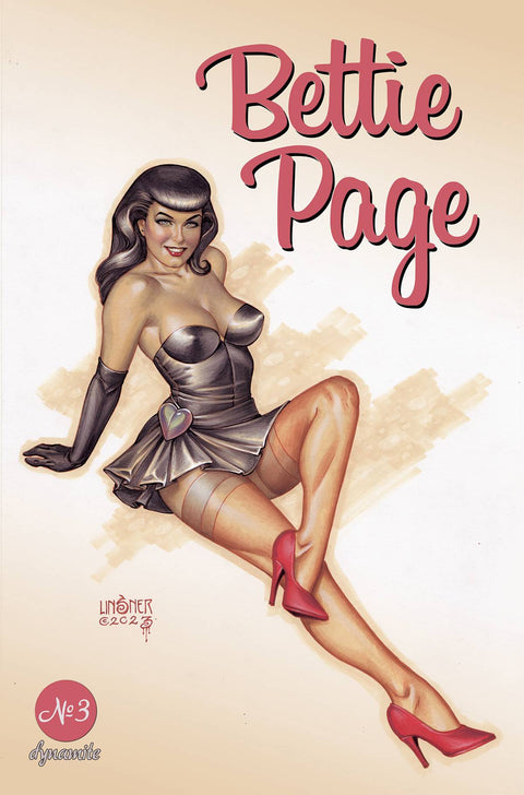 Bettie Page, Vol. 4 3A Comic Joseph Michael Linsner Regular Dynamite Entertainment 2023