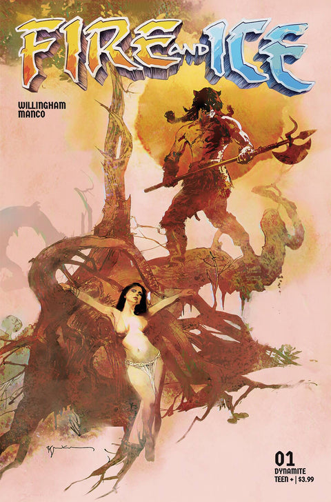 Fire And Ice 1A Comic Bill Sienkiewicz Regular Dynamite Entertainment 2023