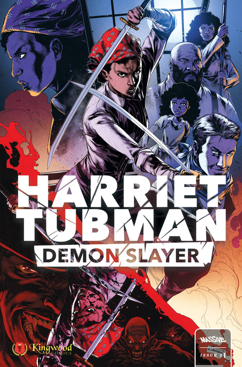 Harriet Tubman: Demon Slayer (Massive) 1C Comic Canaan White Variant Massive 2023