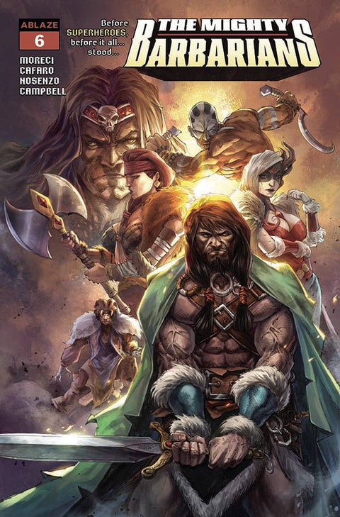 The Mighty Barbarians 6A Comic Alan Quah Regular Ablaze 2023
