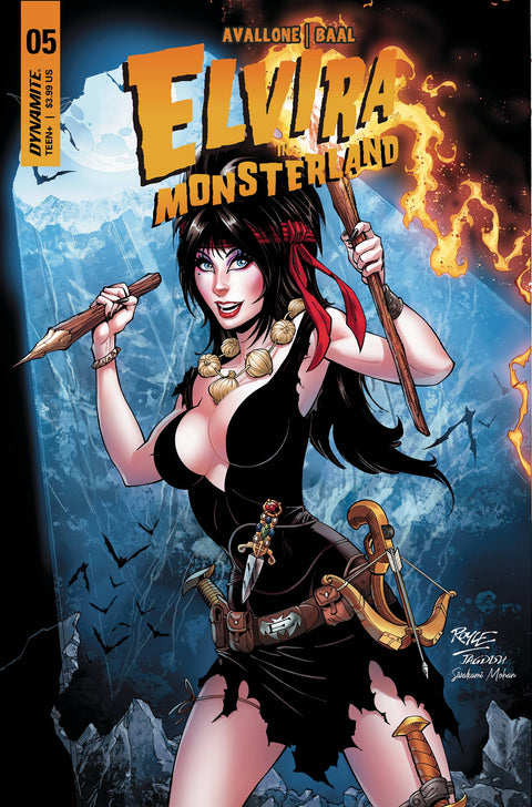 Elvira In Monsterland 5B Comic Royle Variant Dynamite Entertainment 2023