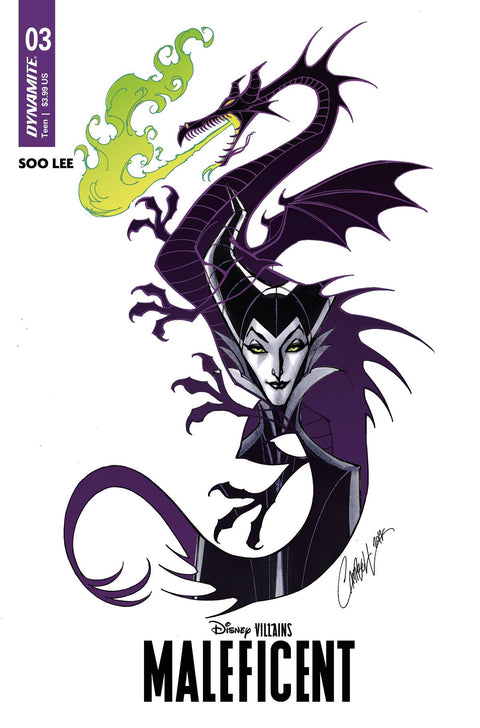 Disney Villains: Maleficent 3O J Scott Campbell FOC Reveal Dynamite Entertainment 2023