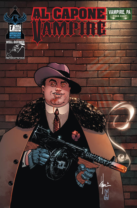 Al Capone: Vampire 1A Comic  American Mythology Productions 2023