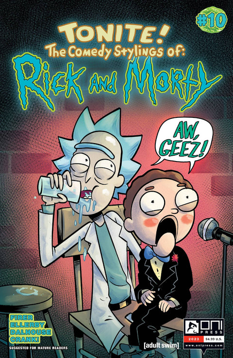 Rick and Morty, Vol. 2 10B Comic Fred Stresing Variant Oni Press 2023