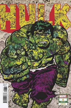 The Incredible Hulk, Vol. 4 6C Comic Mr. Garcin Collage Variant Marvel Comics 2023