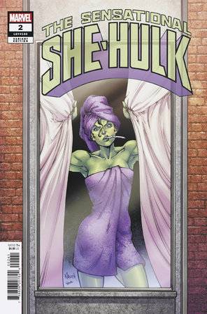 The Sensational She-Hulk, Vol. 2 2D Comic Todd Nauck Windowshades Variant Marvel Comics 2023