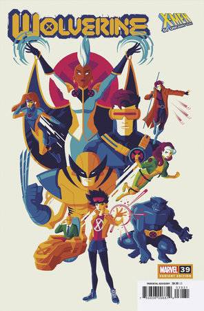 Wolverine, Vol. 7 39C Comic Tom Whalen X-Men 40th Anniversary Variant Marvel Comics 2023