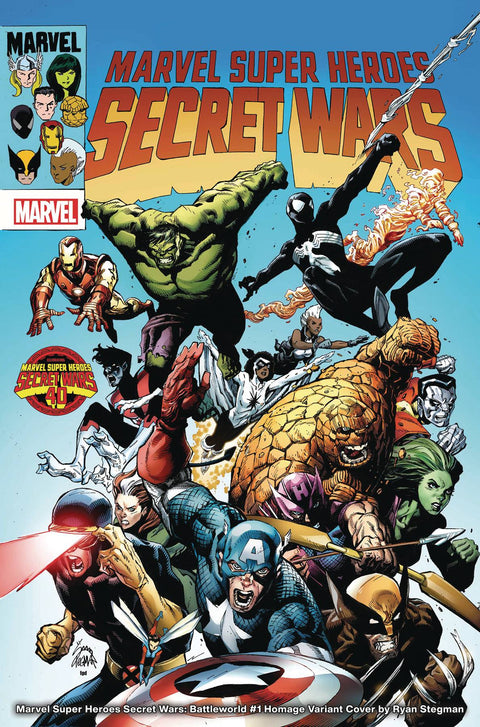 Marvel Super Heroes Secret Wars: Battleworld 1B Comic Ryan Stegman Variant Marvel Comics 2023