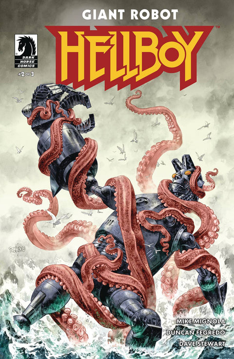 Giant Robot Hellboy 2A Comic Duncan Fegredo Dark Horse Comics 2023