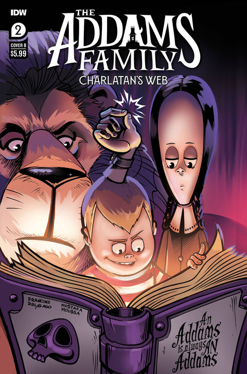 The Addams Family: Charlatan's Web 2B Comic Juan Samu Variant IDW Publishing 2024