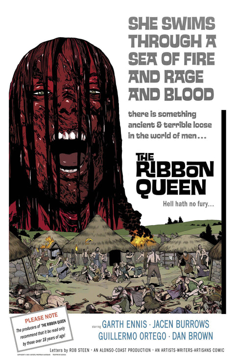 The Ribbon Queen 5C Comic  AWA Studios 2023