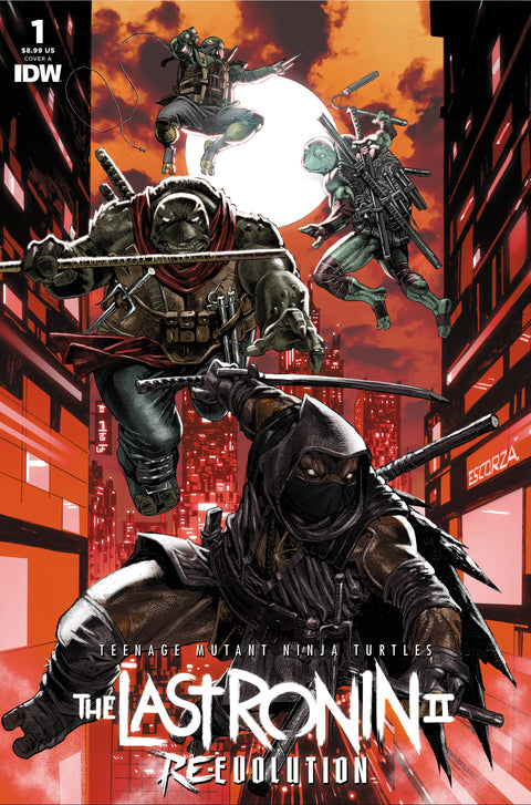 Teenage Mutant Ninja Turtles: The Last Ronin II - Re-Evolution 1 Comic Esau Escorza IDW Publishing 2024