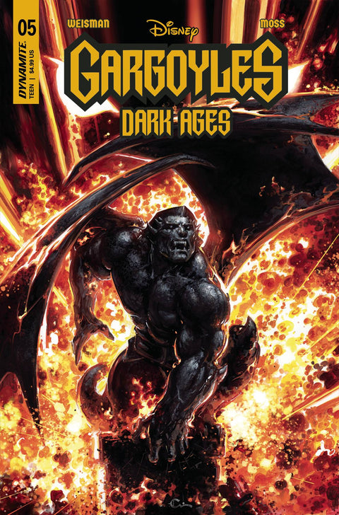 Gargoyles: Dark Ages 5A Comic Clayton Crain Regular Dynamite Entertainment 2024