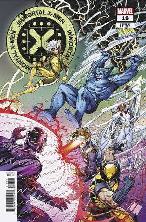 Immortal X-Men 18C Comic Steve McNiven X-Men 60th Anniversary Variant Marvel Comics 2023