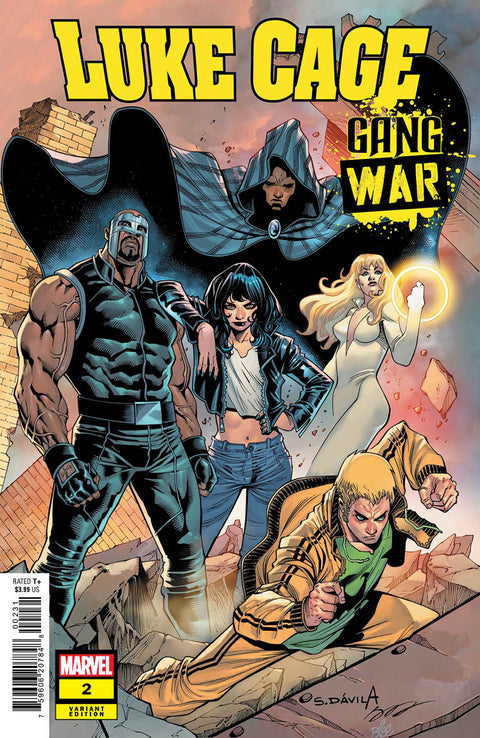 Luke Cage: Gang War 2B Comic Sergio Davila Connecting Variant Marvel Comics 2023