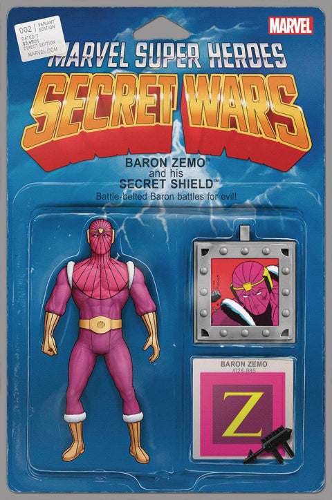 Marvel Super Heroes: Secret Wars - Battleworld 2F Comic John Tyler Christopher Action Figure Variant Marvel Comics 2023
