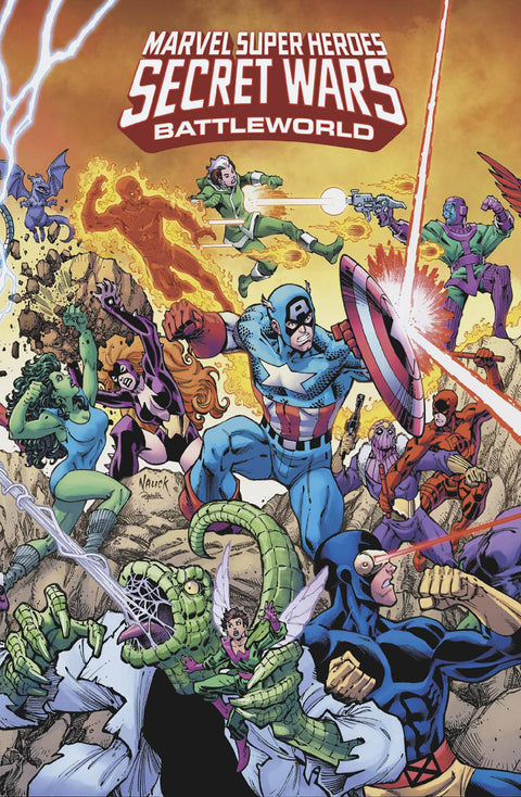 Marvel Super Heroes: Secret Wars - Battleworld 2B Comic Todd Nauck Connecting Variant Marvel Comics 2023