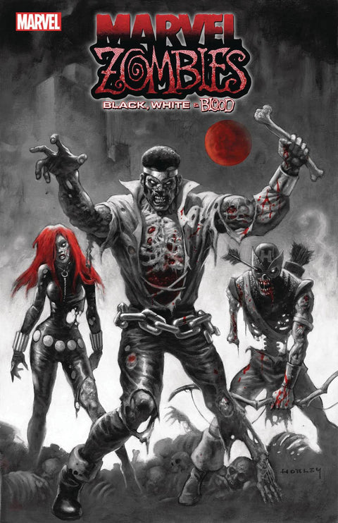 Marvel Zombies: Black, White & Blood 3B Comic Alex Horley Variant Marvel Comics 2023