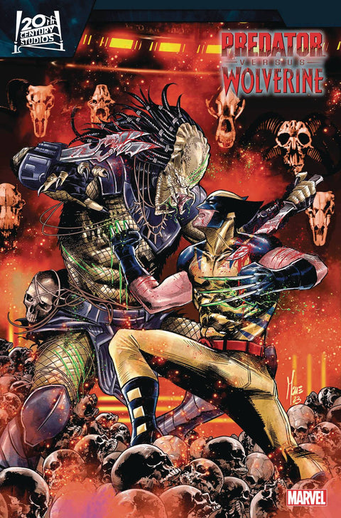 Predator vs. Wolverine 4A Comic Marco Checchetto Marvel Comics 2023