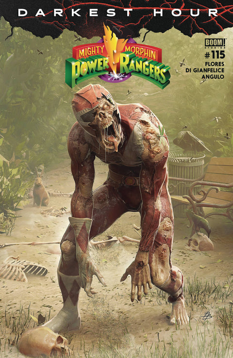 Mighty Morphin Power Rangers, Vol. 2 (Boom! Studios) 115B Comic Björn Barends Zombie Variant Boom! Studios 2023