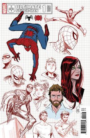 Ultimate Spider-Man, Vol. 2 1J Comic 1:10 Marco Checchetto Design Marvel Comics 2024