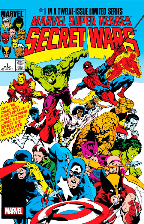 Marvel Super Heroes Secret Wars 1F Comic Facsimile Marvel Comics 2024