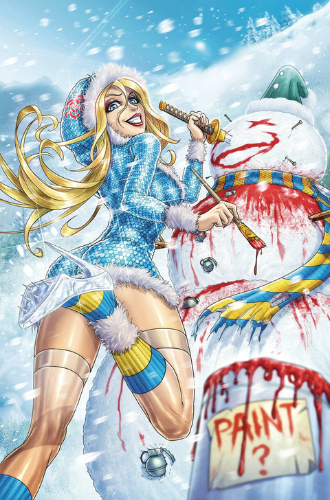 Grimm Fairy Tales: 2022 Holiday Pinup Special 2C Comic J Cardygrade Variant Zenescope Ent. 2023