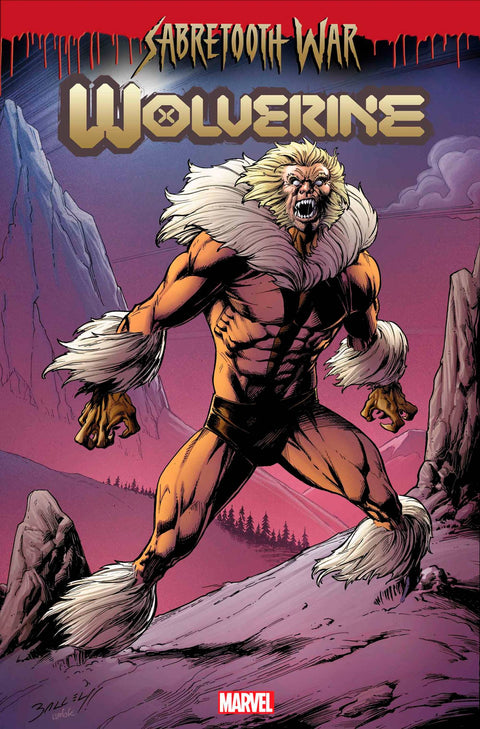 Wolverine, Vol. 7 41C Comic Mark Bagley Sabretooth Variant Marvel Comics 2024