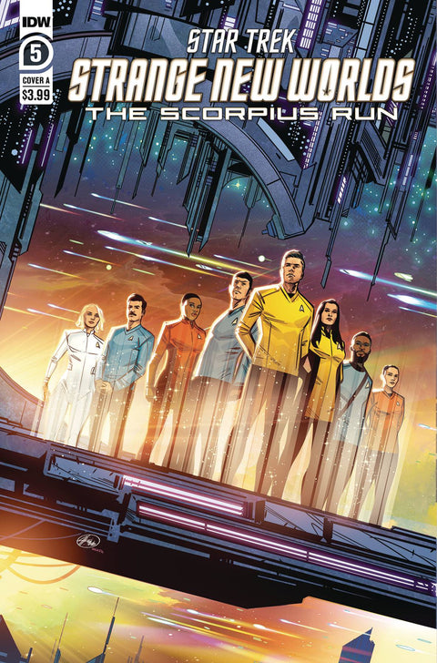 Star Trek: Strange New Worlds - Scorpius Run 5A Comic Angel Hernandez IDW Publishing 2024