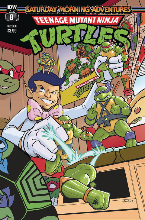 Teenage Mutant Ninja Turtles: Saturday Morning Adventures Continued 8B Comic Travis Hymel Variant IDW Publishing 2023