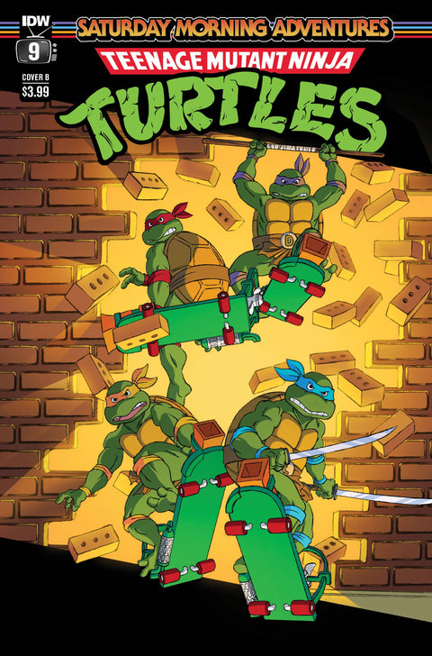 Teenage Mutant Ninja Turtles: Saturday Morning Adventures Continued 9B Comic Dan Schoening Variant IDW Publishing 2024