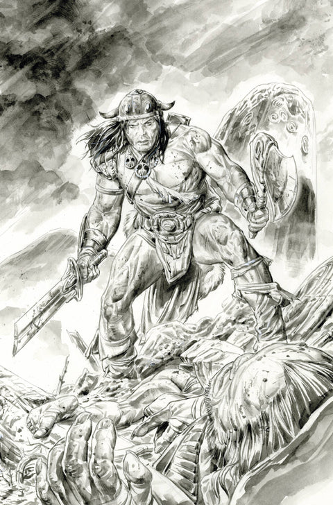 Conan the Barbarian (Titan Books) 3E Comic Brathwaite B&W Virgin Titan Books 2023