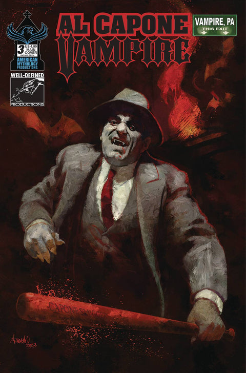 Al Capone Vampire 3A Comic  American Mythology 2023