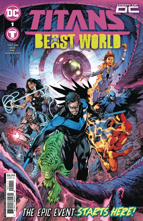 Titans: Beast World 1A Comic Danny Miki & Ivan Reis DC Comics 2023