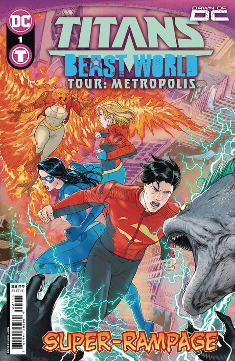Titans: Beast World Tour - Metropolis 1A Comic Mikel Janin DC Comics 2023
