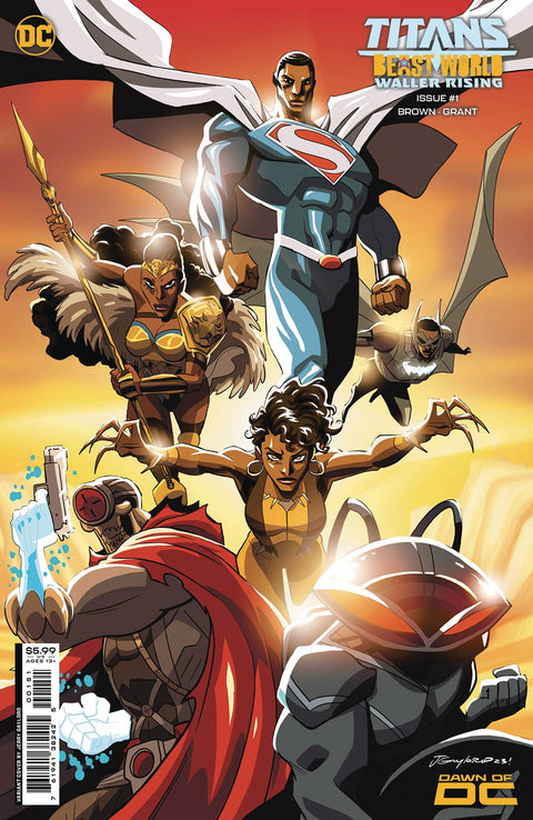 Titans: Beast World - Waller Rising 1C Comic Jerry Gaylord Variant DC Comics 2023