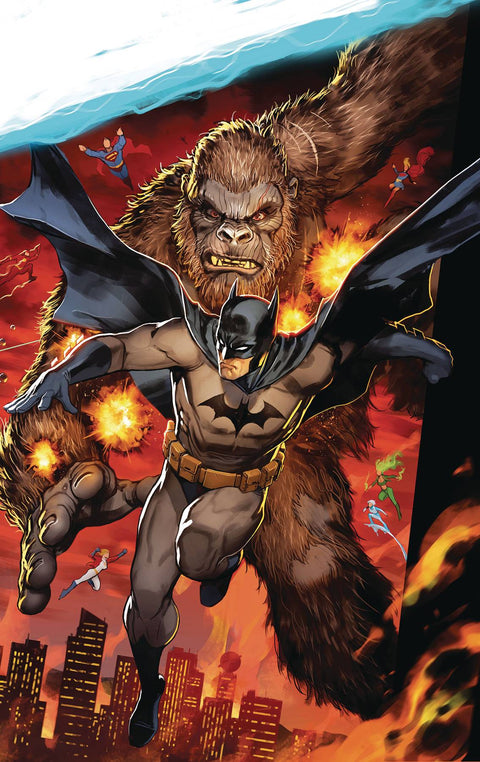 Justice League Vs. Godzilla Vs. Kong 2C Comic David Nakayama Connecting Variant DC Comics 2023