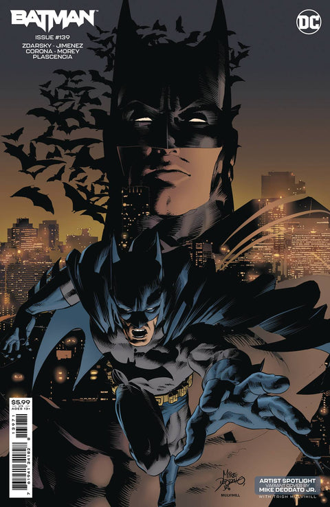 Batman, Vol. 3 139G Comic Mike Deodato Jr. Artist Spotlight Variant DC Comics 2023