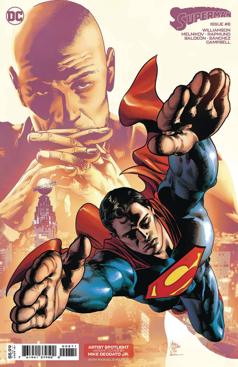 Superman, Vol. 6 8G Comic Mike Deodato Jr. Variant DC Comics 2023