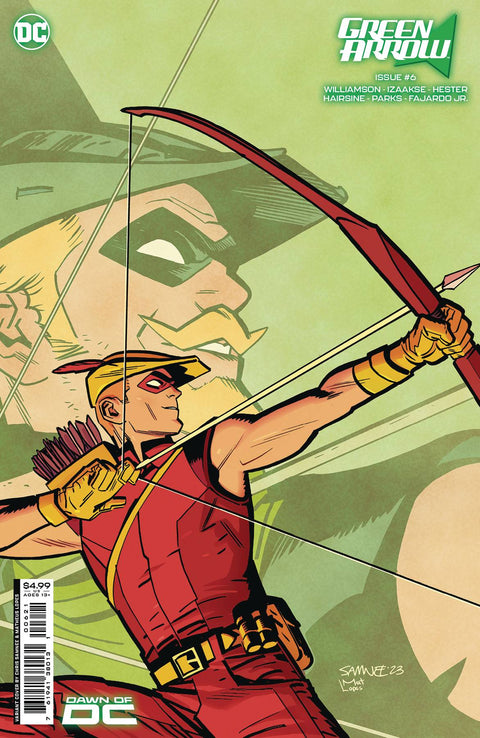 Green Arrow, Vol. 7 6B Comic Chris Samnee Variant DC Comics 2023